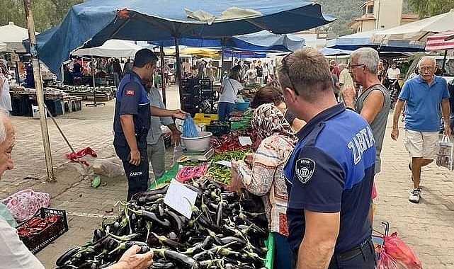 Didim Belediyesi, ilçede yaşayan vatandaşların sağlığını korumak için semt pazarlarında denetimlerine ara vermeden devam ediyor.