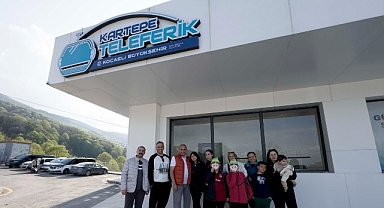 Kartepe Teleferik bayram tatilinde yoğun ilgi gördü