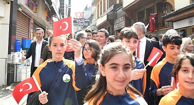 23 Nisan korteji Osmangazi’de büyük bir coşkuyla gerçekleşti
