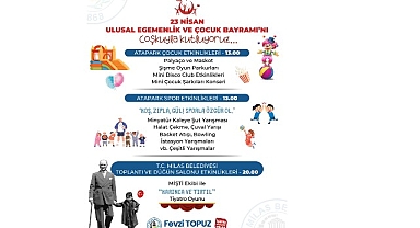 23 Nisan Ulusal Egemenlik ve Çocuk Bayramı Milas Belediyesi Tarafından Düzenlenecek Etkinliklerle Kutlanacak