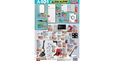 29 Mayıs’ta A101’de Motosikletten Ev Ürünlerine Geniş Ürün Yelpazesi