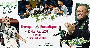 Şampiyonluk aşkına İzmit Kent Meydanı’na