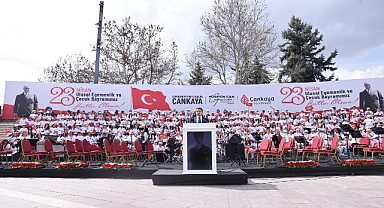 Çankaya’da 23 Nisan Ulusal Egemenlik ve Çocuk Bayramı coşkuyla kutlandı