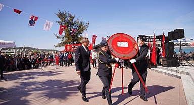 Atatürk’ün Ayvalık’a gelişinin 91’inci Yıl Dönümü kutlandı