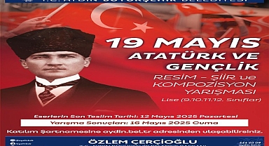 Başkan Çerçioğlu’ndan 19 Mayıs Temalı Ödüllü Resim, Şiir ve Kompozisyon Yarışması