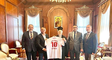 Bekir Ayaz’dan Fener Rum Patriği 1. Bartholomeos’a nezaket Ziyareti