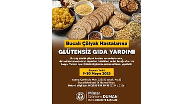 Buca Belediyesi’nden çölyak hastalarına glütensiz gıda yardımı