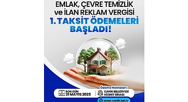 Canik’te Vergi Ödemeleri Başladı