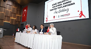 Dikili Belediyesi’nden Voleybol Altyapısına Güçlü Adım