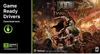 DOOM: The Dark Ages için GeForce Game Ready Sürücüsü Yayınlandı