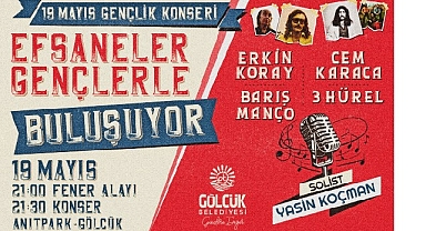 Gölcük’te 19 Mayıs Coşkusu Gençlik Konseri ile Katlanacak