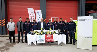 Hyundai’den Kocaeli İtfaiyesi’ne ekipman desteği