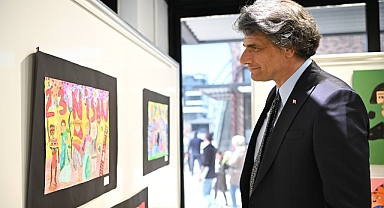 Kartepe’nin Küçük Ressamlarından Anlamlı Sergi