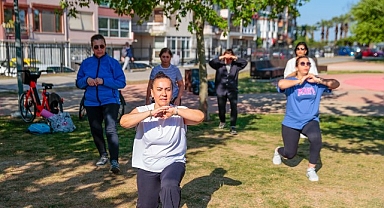 Konak’ta açık havada spor keyfi başladı