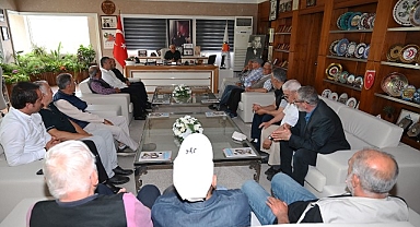Kuzdere’de yaşayan vatandaşlardan Başkan Topaloğlu’na anlamlı ziyaret