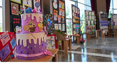 Minik Ellerin Hünerleri Sergide Görücüye Çıktı