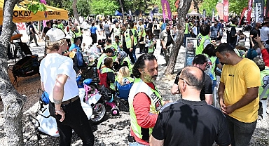Motosiklet tutkunları Kemer’de buluştu