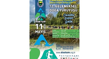 İnegöl Belediyesi’nden 19 Mayıs Doğa Yürüyüşü etkinliğine davet