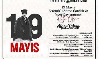 İnegöl Belediyesi’nden 19 Mayıs Programlarına Davet