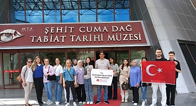 Öğrenciler MTA Tabiat Tarihi Müzesi’ni Gezdi