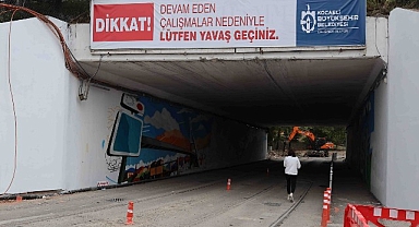 TEM Otoyolu alt geçidine estetik dokunuş
