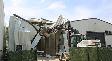 Yaylacık Mahallesi’nde kaçak yapılar yıkıldı