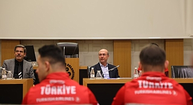 Özel Sporcular Futsal Milli Takımı Ziyaret