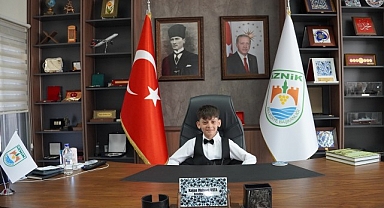 İznik’te 23 Nisan’ın Başkanı Muhammed oldu