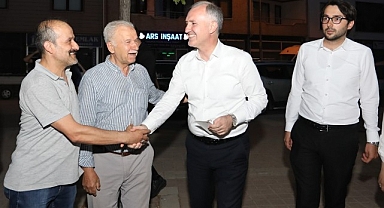Başkan Alper Taban Sinanbey’de Vatandaşlarla Buluştu
