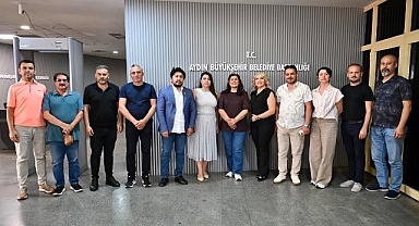 Başkan Çerçioğlu’na Aydın Büyükşehir Gazeteciler Cemiyeti’nden Ziyaret