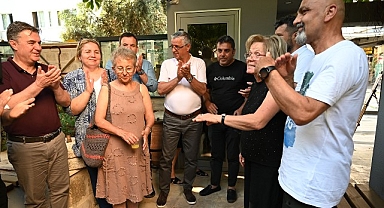 Başkan Topaloğlu resim ve baskı sergisine katıldı