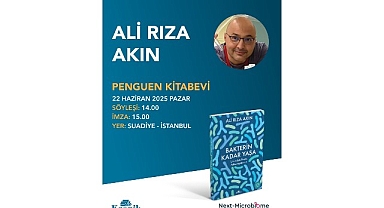 “Bakterilerin Yüzyılı Başladı” diyen Bilim İnsanı Ali Rıza Akın, “Bakterin Kadar Yaşa” Kitabıyla Okurlarıyla Buluşuyor