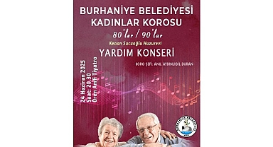 Burhaniye Belediyesi Kadınlar Korosu’ndan Yardım Konseri