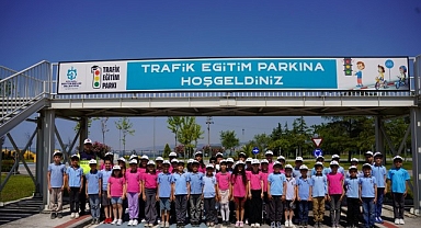 Büyükşehir’in Trafik Eğitim Parkı’na yoğun ilgi