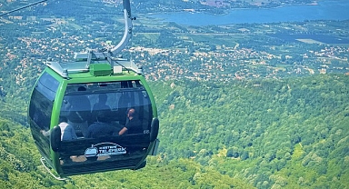 Kartepe Teleferik, bayramda ilgi odağı oldu