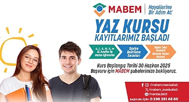 MABEM ve Online Dershane Yaz Kurslarına Başvurular Devam Ediyor