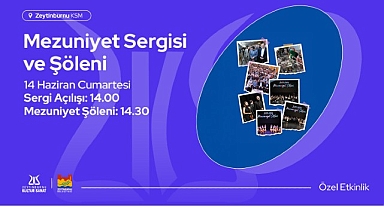 Mezuniyet Sergisi ve Şöleni, 14 Haziran Cumartesi Günü Zeytinburnu Kültür Sanat’ta!