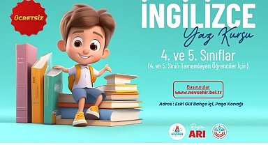 Nevşehir Belediyesi’nden İngilizce Yaz Kursu
