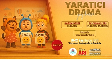 Yaratıcı Drama Kursu İçin Kayıtlar Başladı