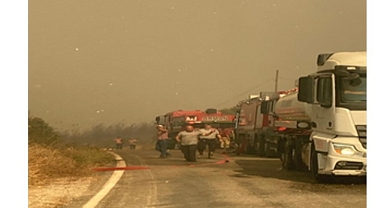 İzmir itfaiyesi tüm gücüyle sahada