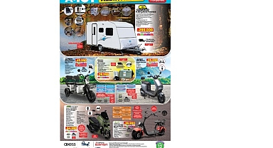 A101 10 Temmuz İtibarıyla Moped, Karavan ve Teknolojik Ürünleri Tüketicilere Sunuyor