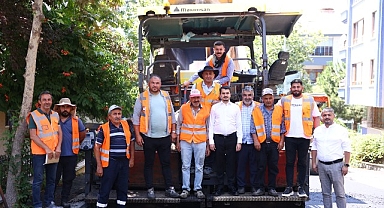 Başkan Güner, Asfalt Çalışmalarını Yerinde Denetledi