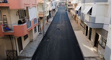 Balçova’da asfalt ve kaldırım çalışmaları aralıksız sürüyor