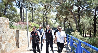 Balçova’nın ormanları termal kamera ile izlenecek Sigara dumanını dahi tespit edip alarm veriyor!