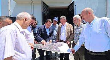 Büyükakın, Cumaköy ve Ovacık’taki altyapı çalışmalarını inceledi