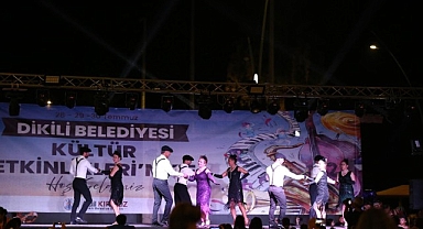 Dikili Belediyesi Kültür Etkinlikleri dansın ve ritmin coşkusuyla başladı