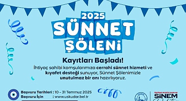 Üsküdar Belediyesi ‘2025 Sünnet Şöleni’ Kayıtları Başladı
