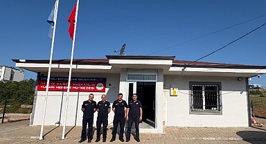 Yukarı Hereke itfaiye binası hizmete girdi
