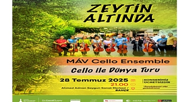 Zeytin Altında konserleri MAV Cello Ensemble ile başlıyor