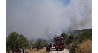 İzmir İtfaiyesi Çeşme Ildır için teyakkuza geçti